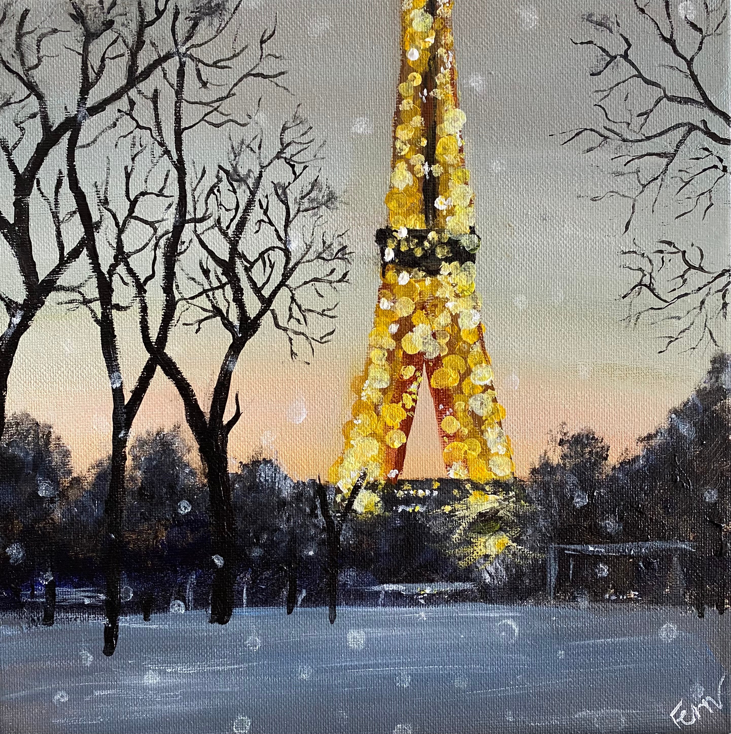Paris in brushstrokes
