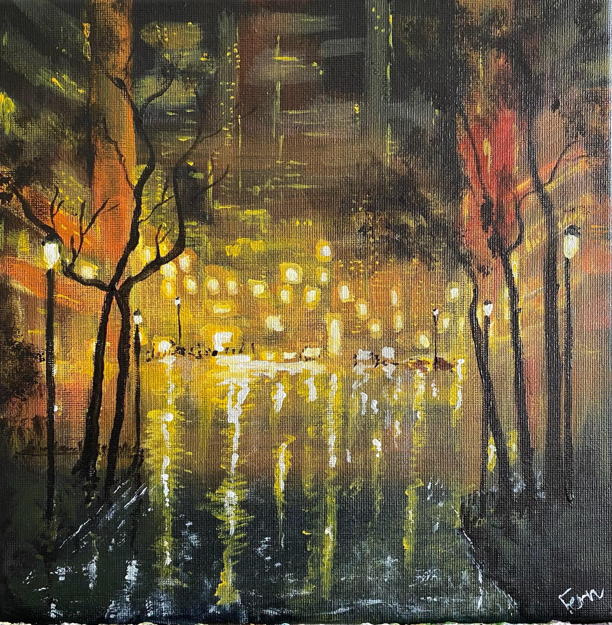 Rainy night in the city of Lights #1