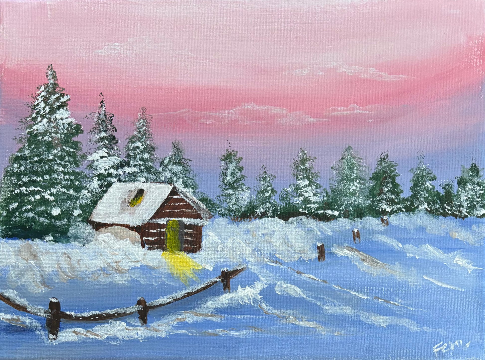 Winter Cabin