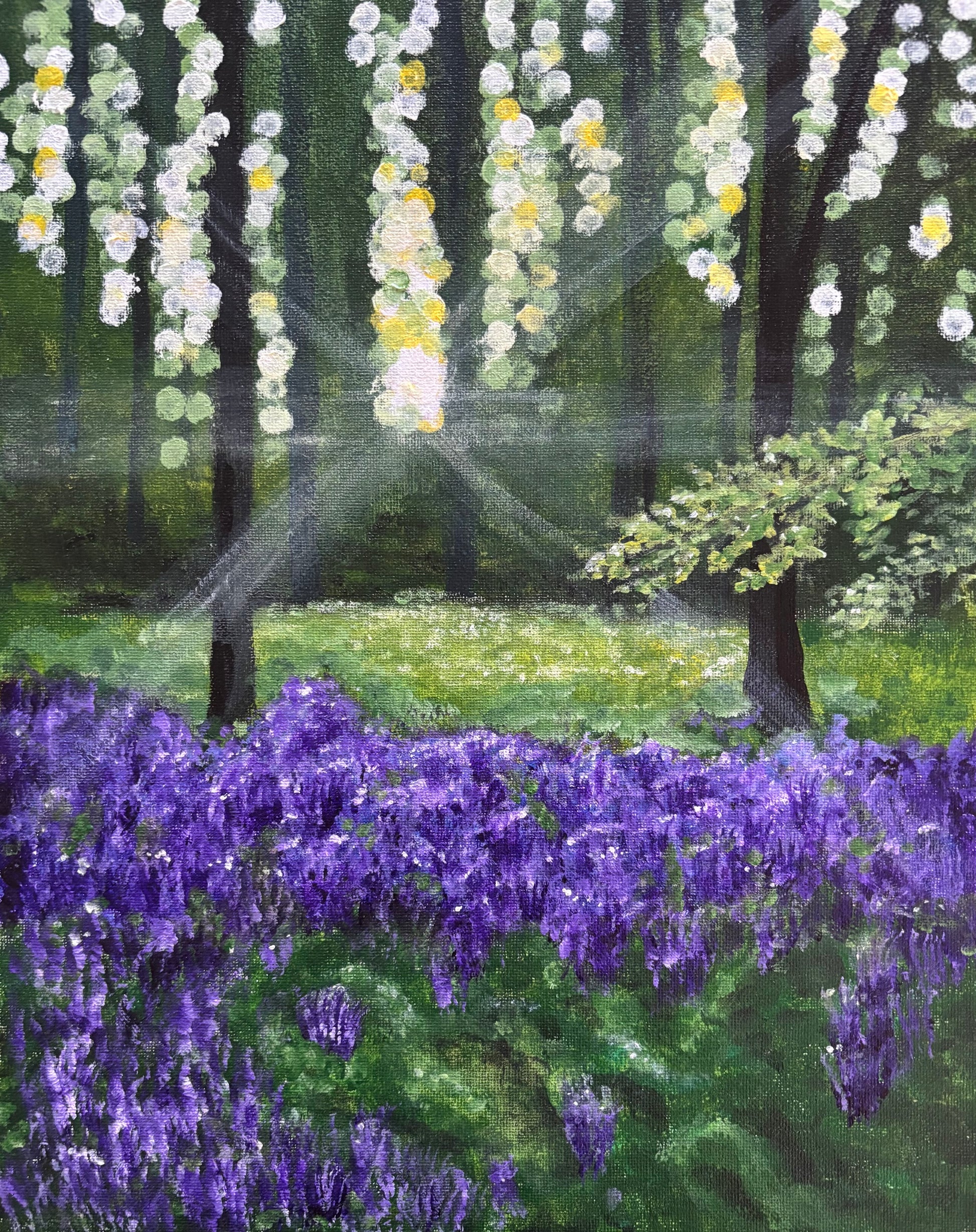 Purple Flower Forest